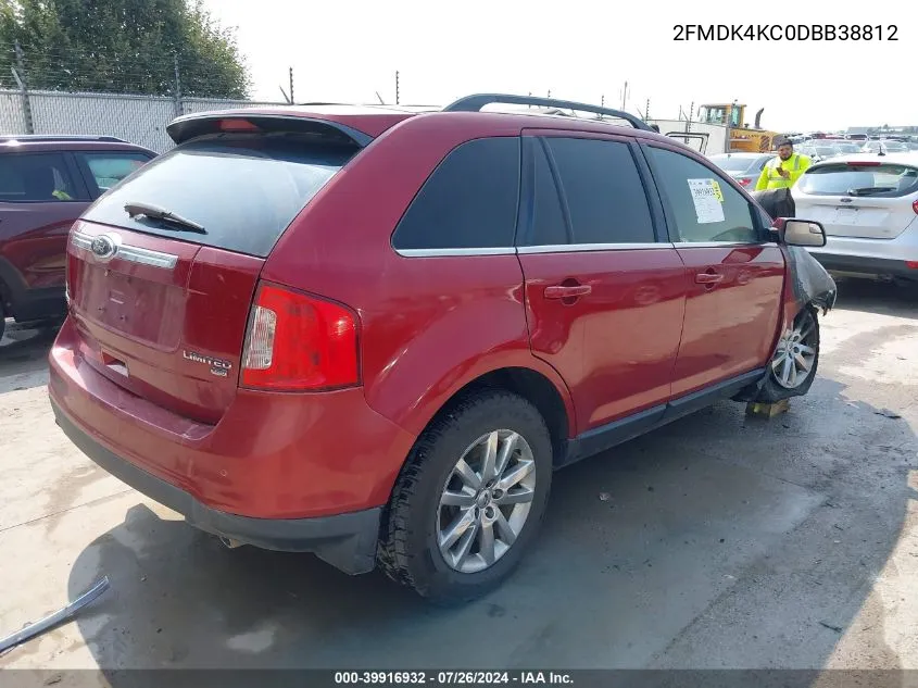 2FMDK4KC0DBB38812 2013 Ford Edge Limited