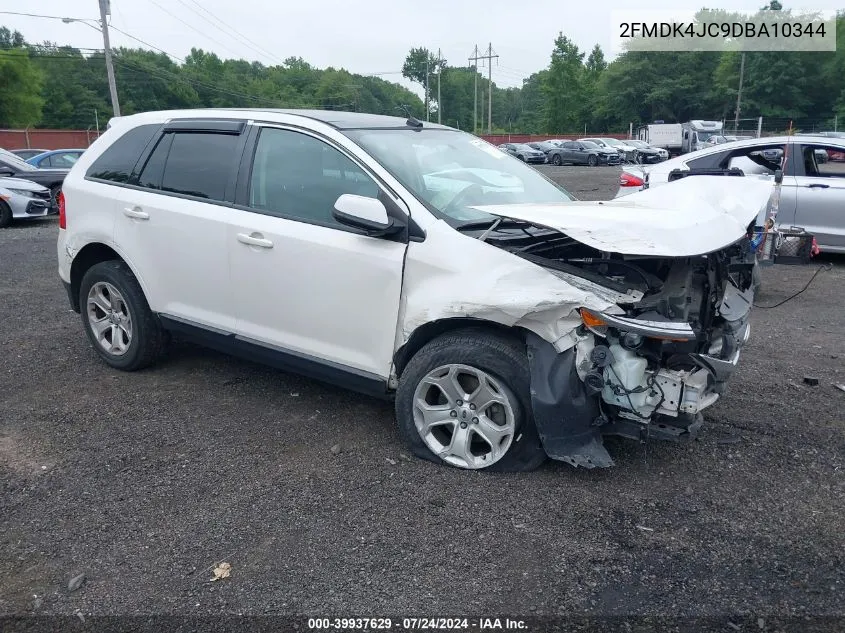 2013 Ford Edge Sel VIN: 2FMDK4JC9DBA10344 Lot: 39937629