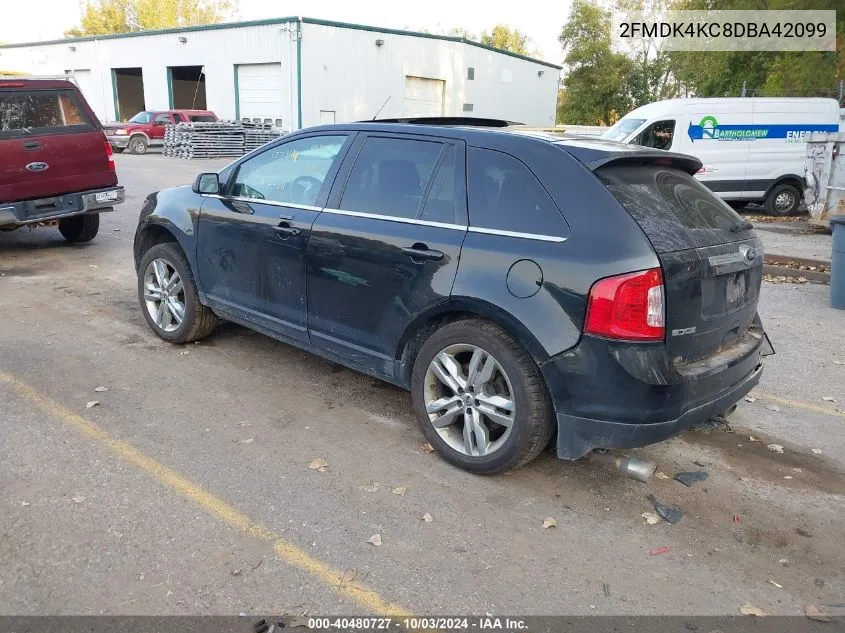 2FMDK4KC8DBA42099 2013 Ford Edge Limited