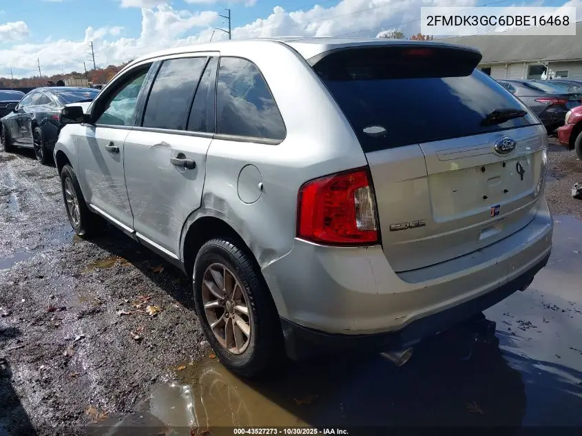 2FMDK3GC6DBE16468 2013 Ford Edge Se