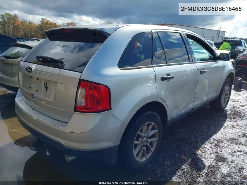 2FMDK3GC6DBE16468 2013 Ford Edge Se