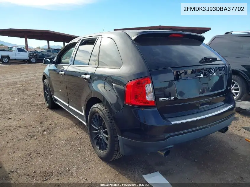 2FMDK3J93DBA37702 2013 Ford Edge Sel