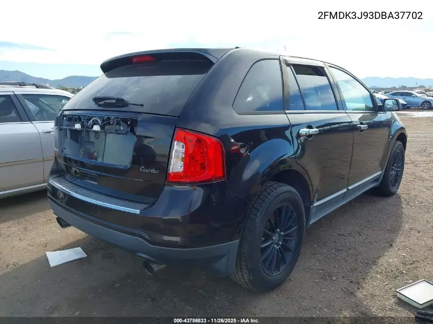 2FMDK3J93DBA37702 2013 Ford Edge Sel