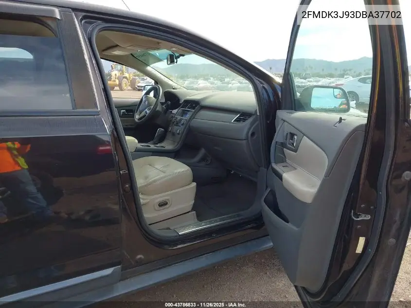 2FMDK3J93DBA37702 2013 Ford Edge Sel