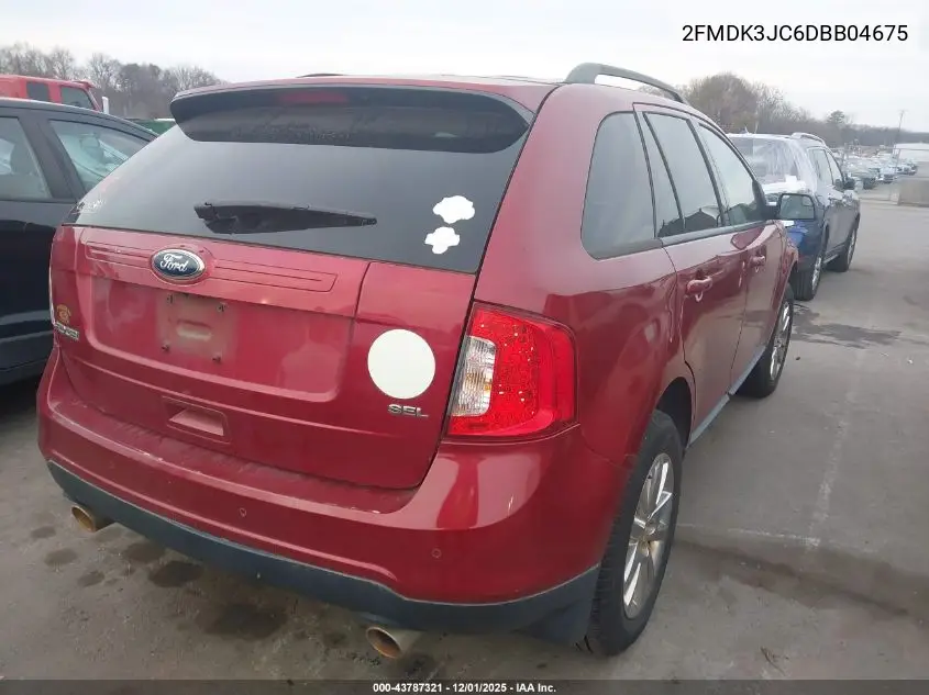 2FMDK3JC6DBB04675 2013 Ford Edge Sel