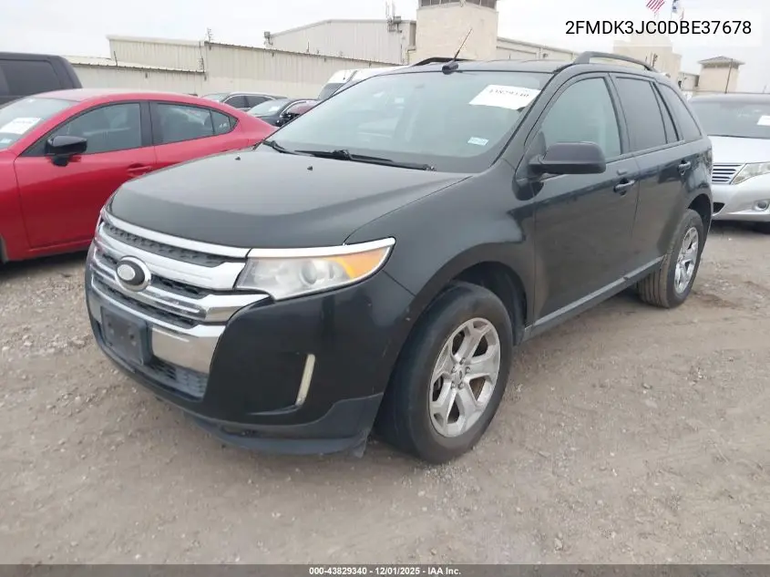 2FMDK3JC0DBE37678 2013 Ford Edge Sel