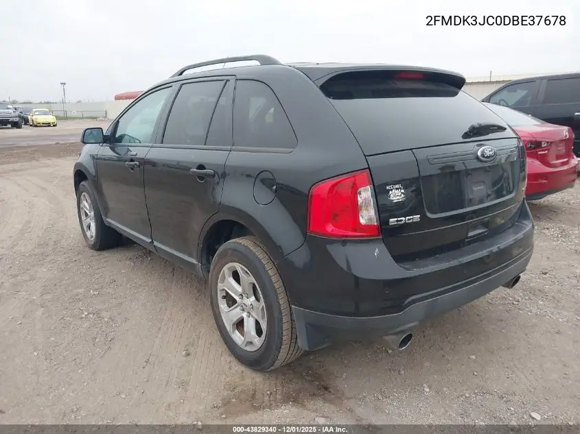 2FMDK3JC0DBE37678 2013 Ford Edge Sel