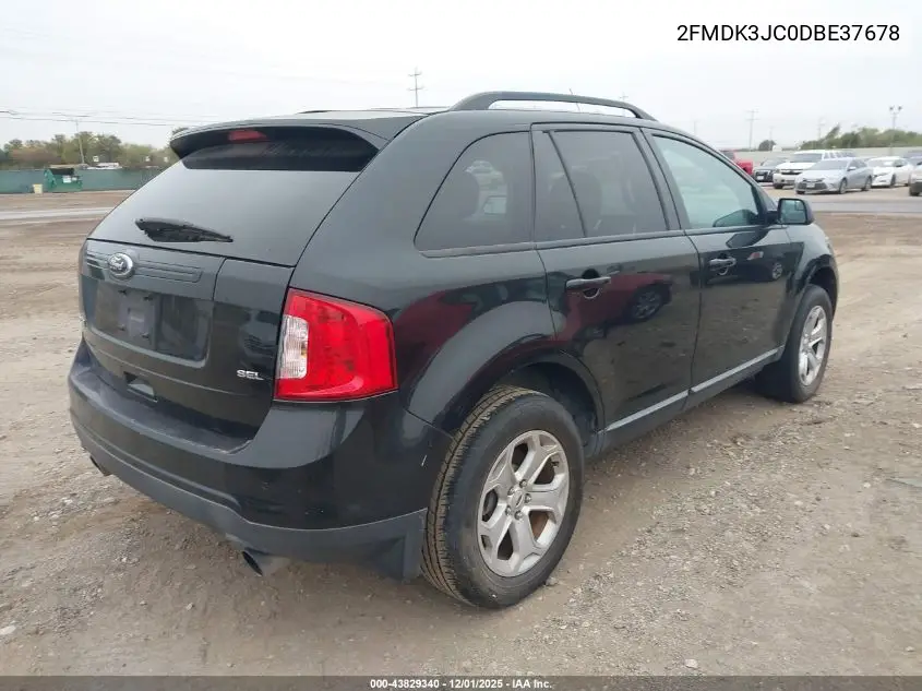 2FMDK3JC0DBE37678 2013 Ford Edge Sel