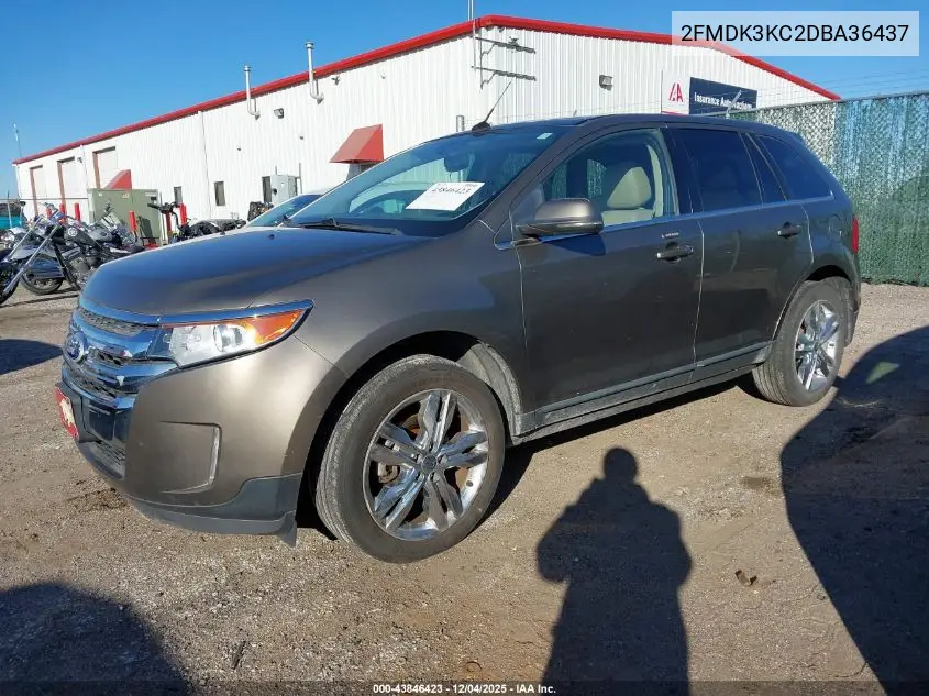 2FMDK3KC2DBA36437 2013 Ford Edge Limited
