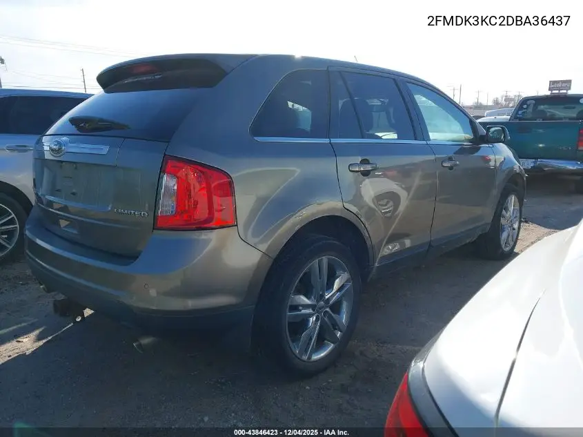 2FMDK3KC2DBA36437 2013 Ford Edge Limited