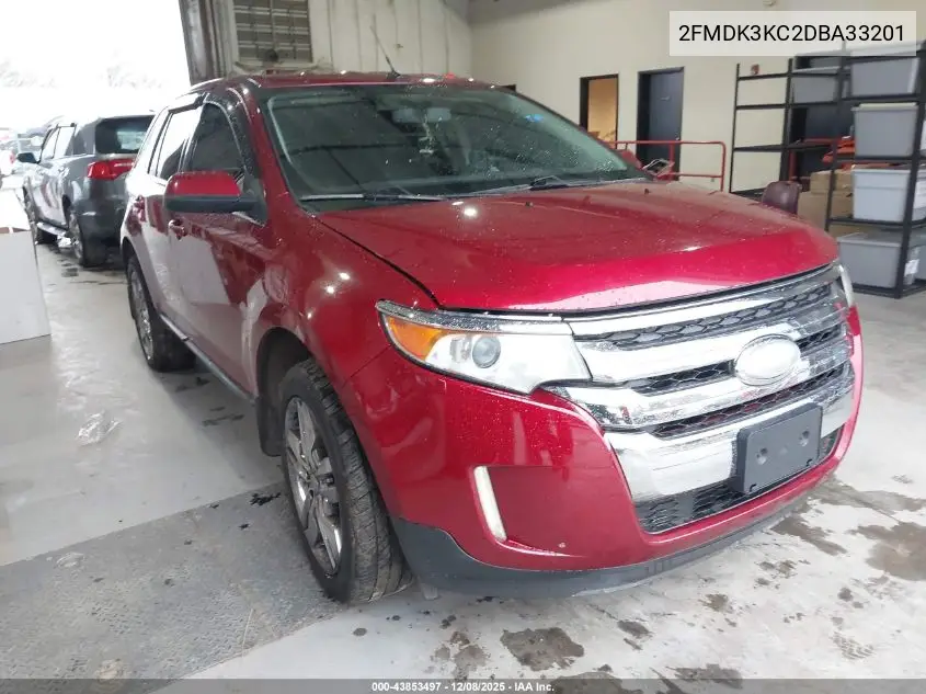 2FMDK3KC2DBA33201 2013 Ford Edge Limited