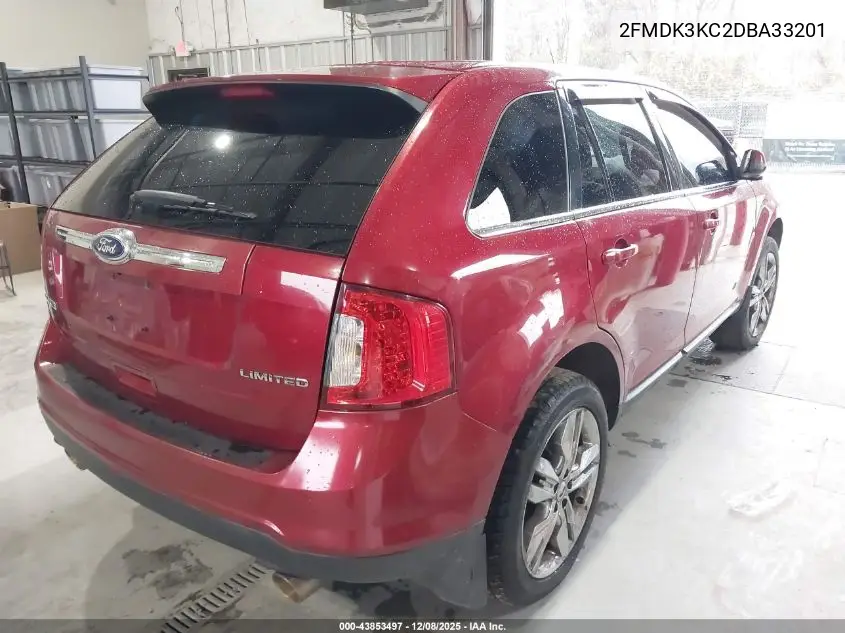 2FMDK3KC2DBA33201 2013 Ford Edge Limited
