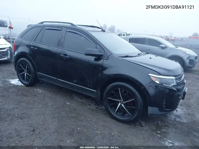 2FMDK3G91DBA91121 2013 Ford Edge Se