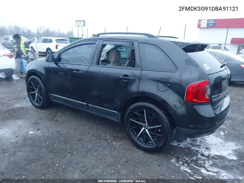 2FMDK3G91DBA91121 2013 Ford Edge Se