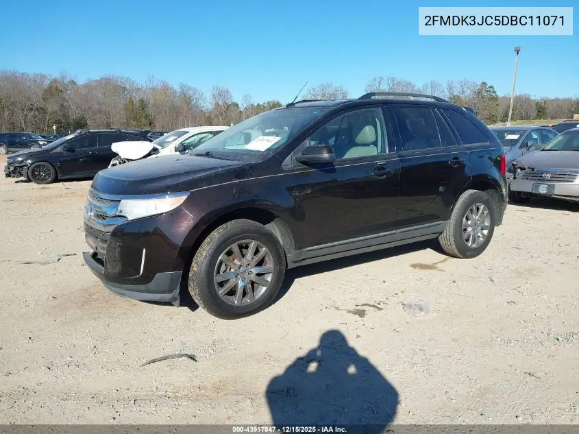 2FMDK3JC5DBC11071 2013 Ford Edge Sel