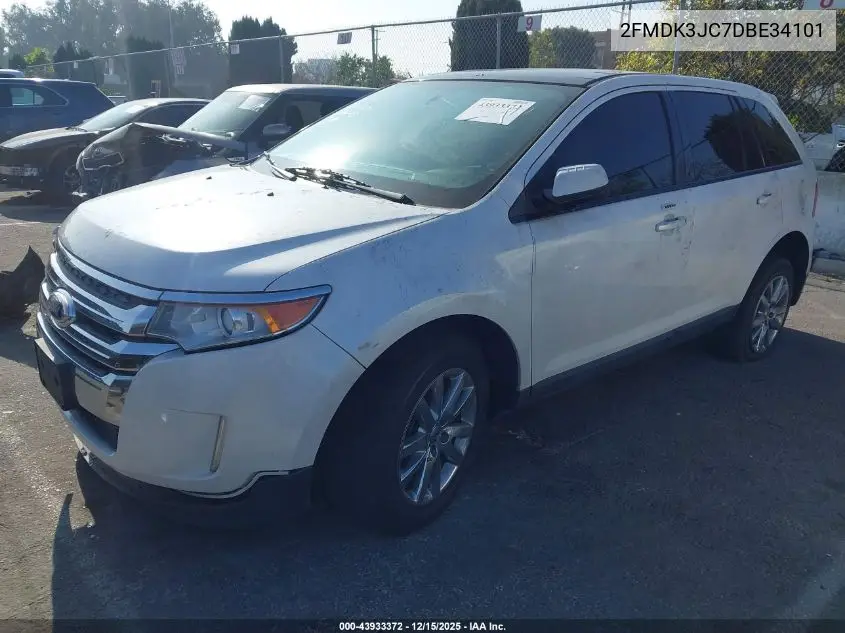 2FMDK3JC7DBE34101 2013 Ford Edge Sel