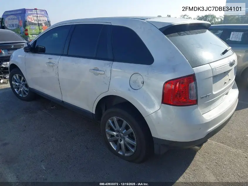 2FMDK3JC7DBE34101 2013 Ford Edge Sel
