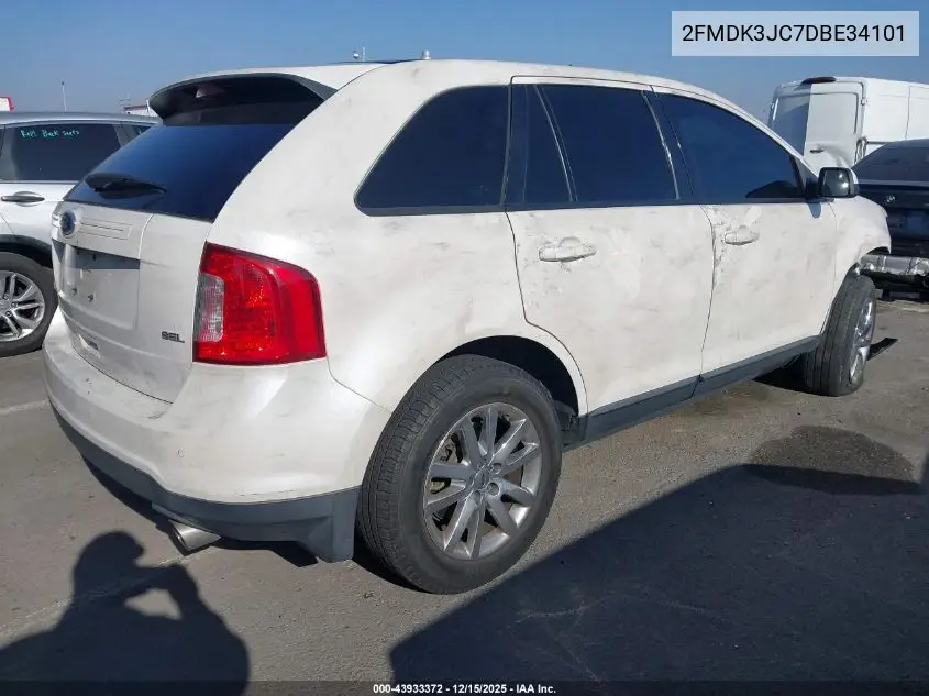2FMDK3JC7DBE34101 2013 Ford Edge Sel