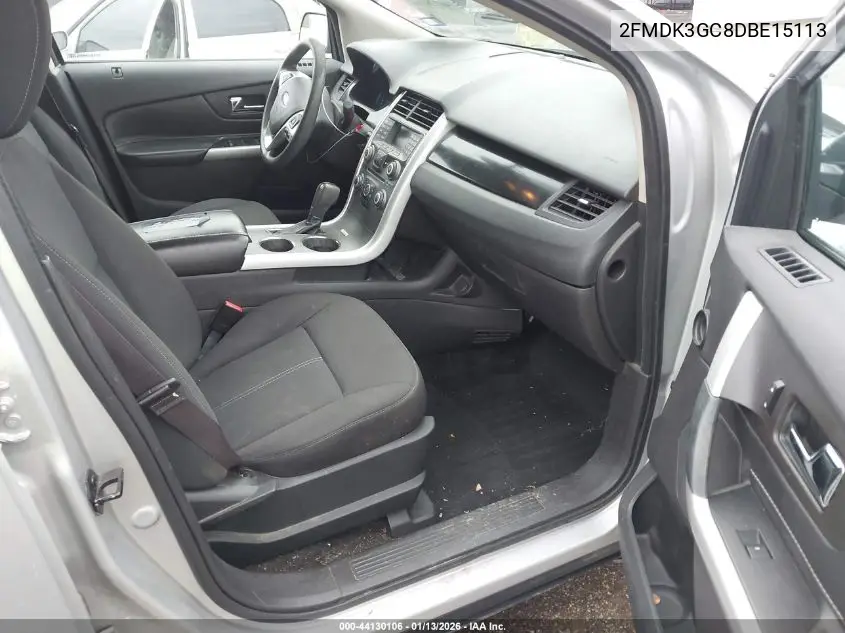2FMDK3GC8DBE15113 2013 Ford Edge Se