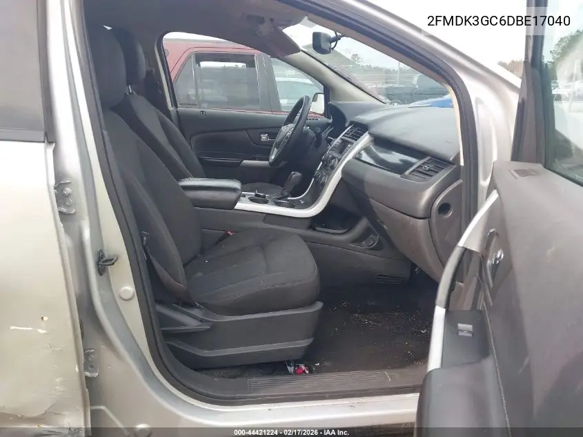 2FMDK3GC6DBE17040 2013 Ford Edge Se
