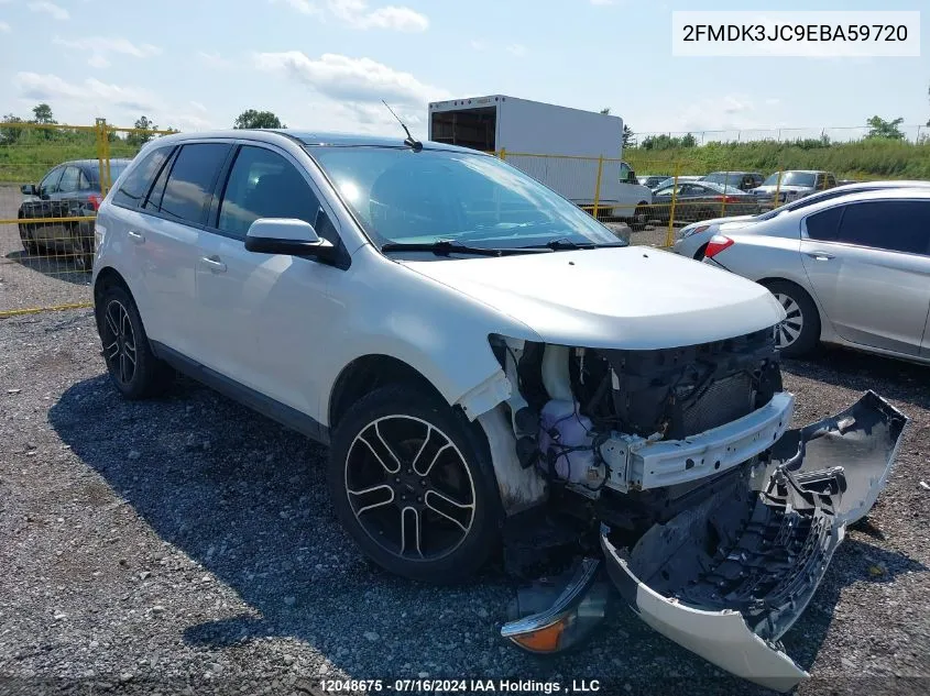 2014 Ford Edge Sel VIN: 2FMDK3JC9EBA59720 Lot: 12048675