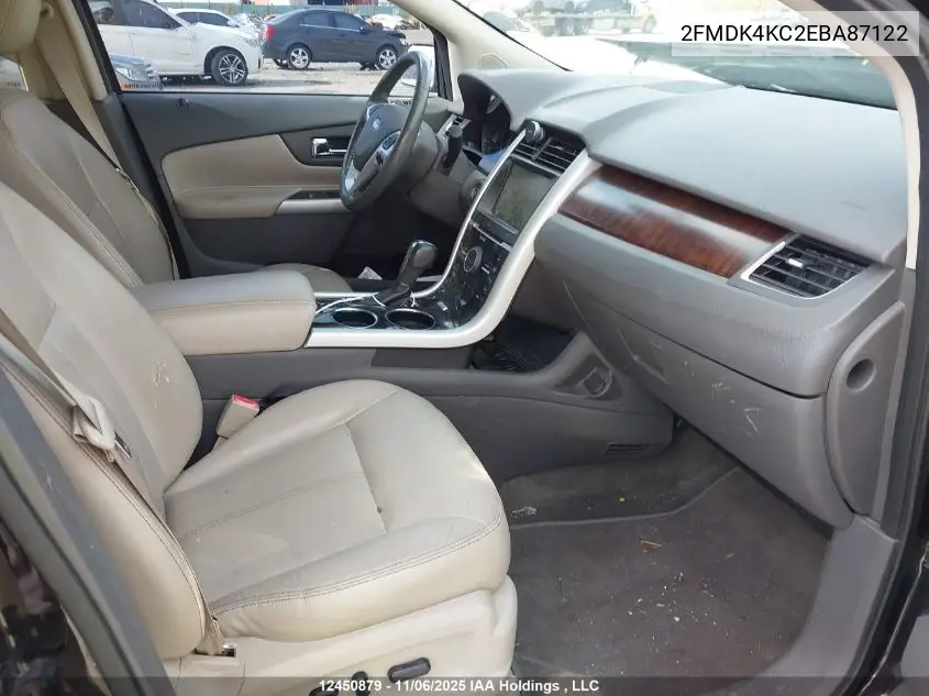 2FMDK4KC2EBA87122 2014 Ford Edge Limited