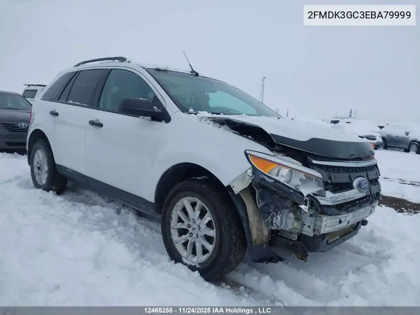 2FMDK3GC3EBA79999 2014 Ford Edge Se