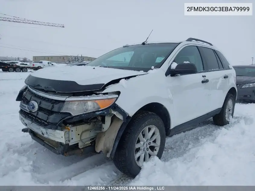 2FMDK3GC3EBA79999 2014 Ford Edge Se