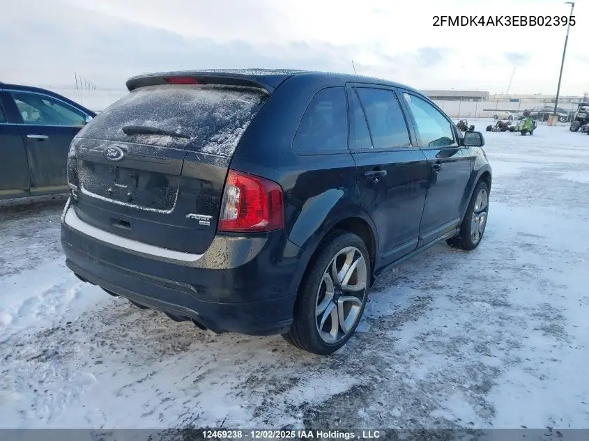 2FMDK4AK3EBB02395 2014 Ford Edge Sport