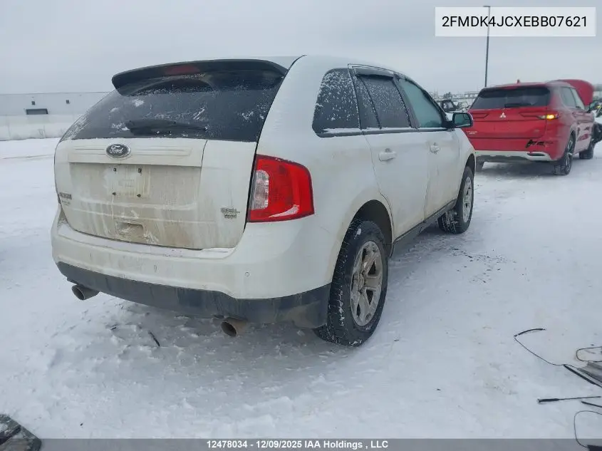 2FMDK4JCXEBB07621 2014 Ford Edge Sel