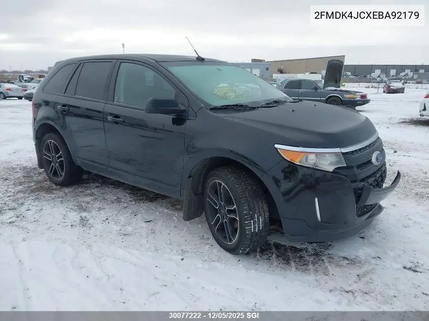 2FMDK4JCXEBA92179 2014 Ford Edge Sel