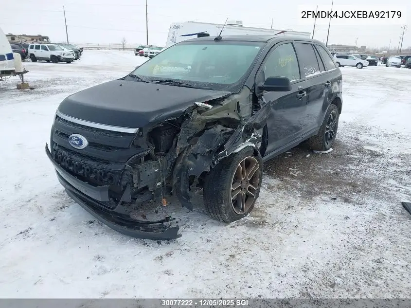 2FMDK4JCXEBA92179 2014 Ford Edge Sel