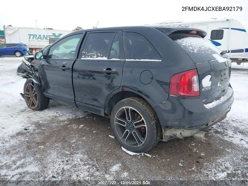 2FMDK4JCXEBA92179 2014 Ford Edge Sel