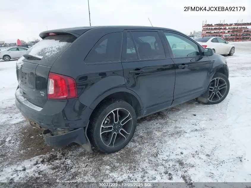 2FMDK4JCXEBA92179 2014 Ford Edge Sel