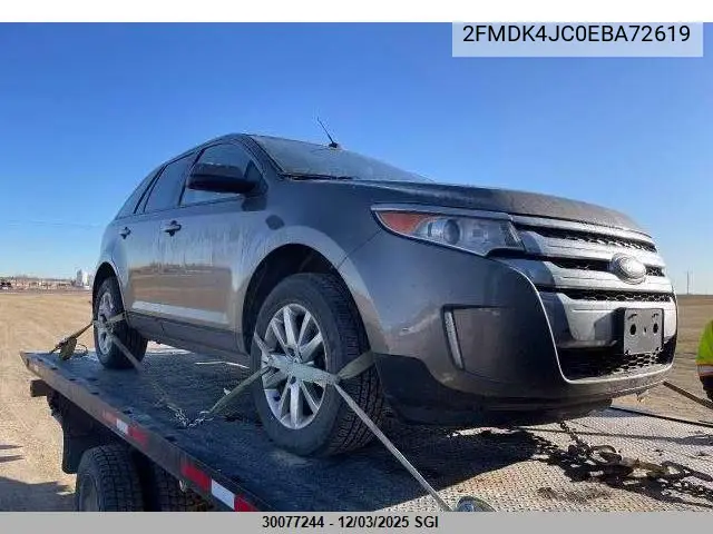 2FMDK4JC0EBA72619 2014 Ford Edge Sel