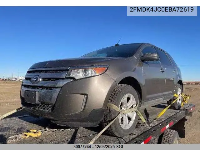 2FMDK4JC0EBA72619 2014 Ford Edge Sel
