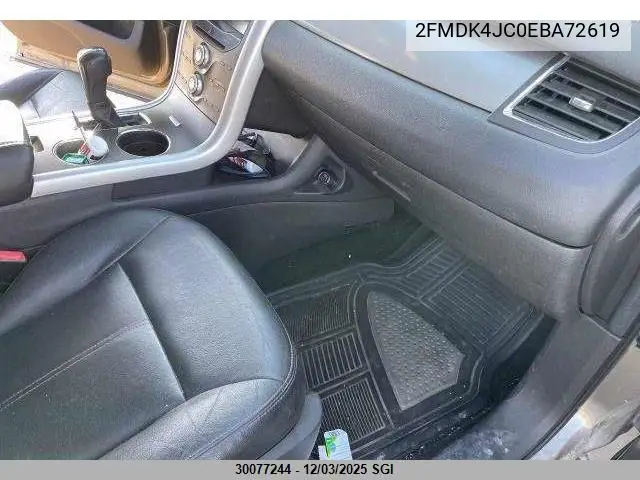 2FMDK4JC0EBA72619 2014 Ford Edge Sel