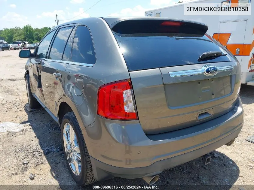 2FMDK3KC2EBB10358 2014 Ford Edge Limited