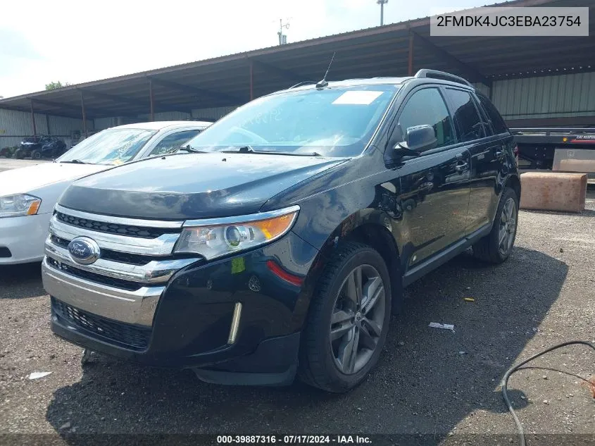 2014 Ford Edge Sel VIN: 2FMDK4JC3EBA23754 Lot: 39887316