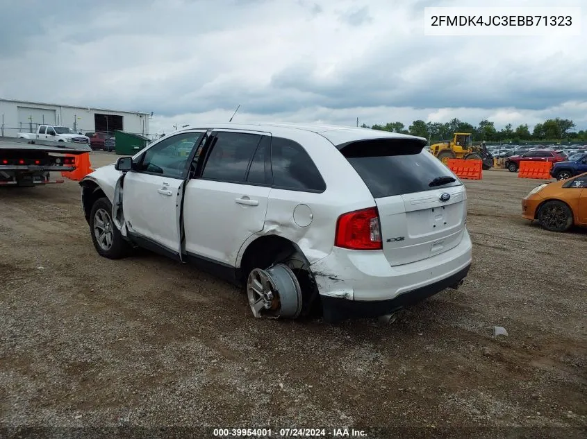 2014 Ford Edge Sel VIN: 2FMDK4JC3EBB71323 Lot: 39954001