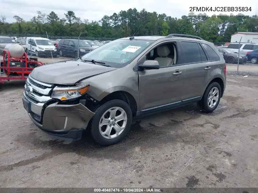 2FMDK4JC2EBB35834 2014 Ford Edge Sel