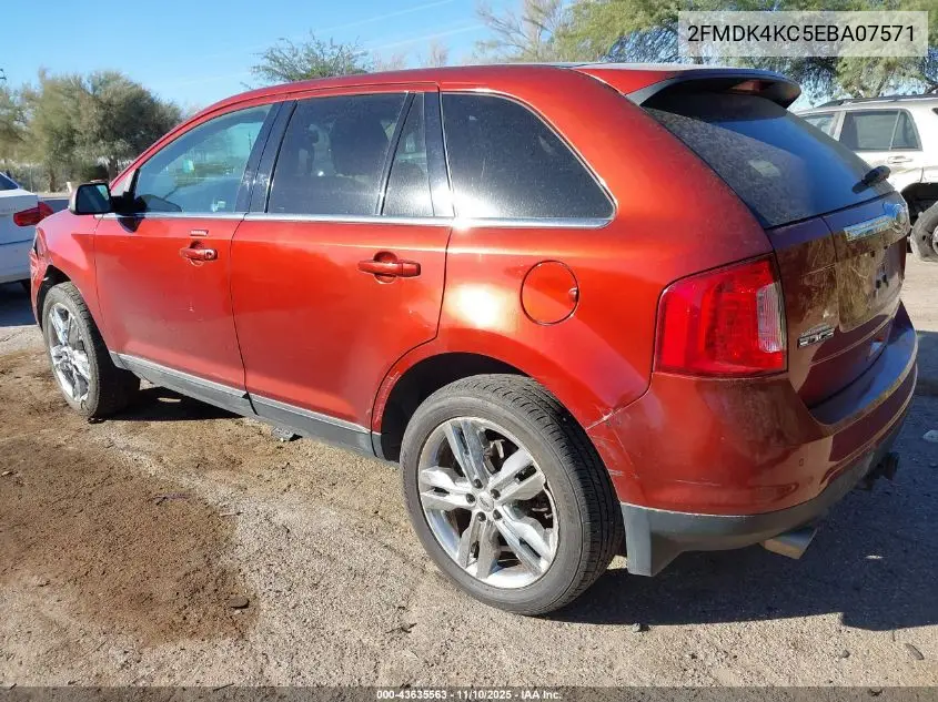 2FMDK4KC5EBA07571 2014 Ford Edge Limited