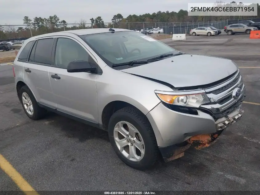2FMDK4GC6EBB71954 2014 Ford Edge Se