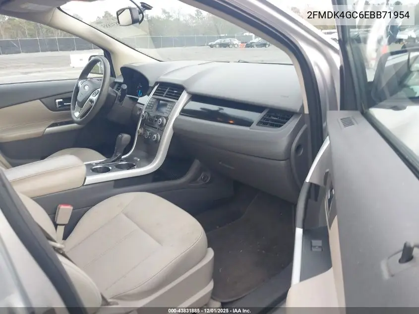 2FMDK4GC6EBB71954 2014 Ford Edge Se