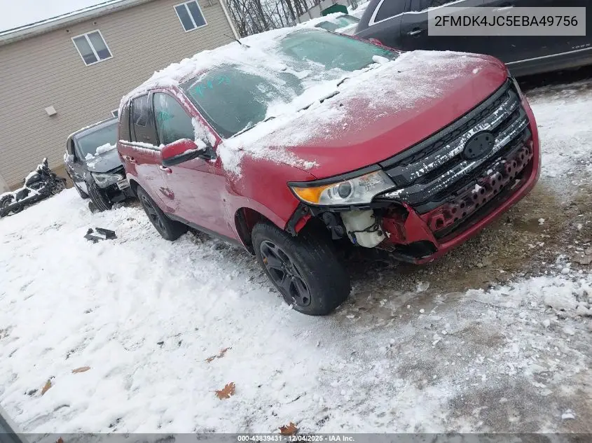 2FMDK4JC5EBA49756 2014 Ford Edge Sel