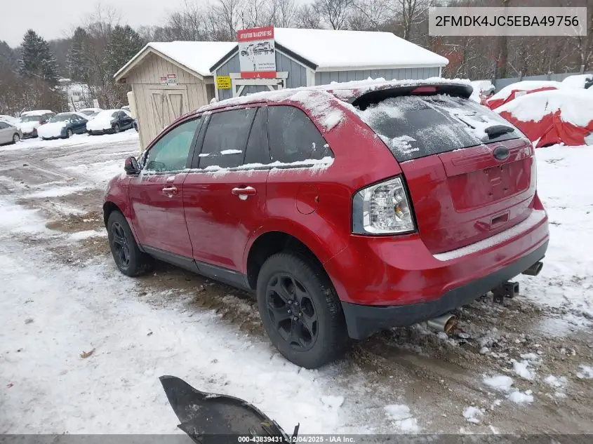 2FMDK4JC5EBA49756 2014 Ford Edge Sel
