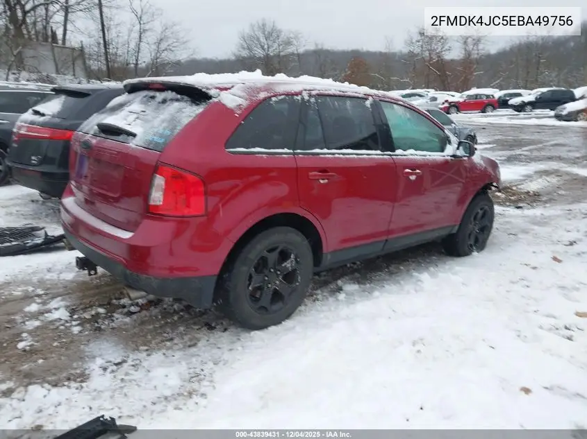 2FMDK4JC5EBA49756 2014 Ford Edge Sel