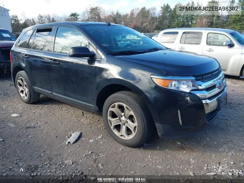 2FMDK4JC2EBA98302 2014 Ford Edge Sel