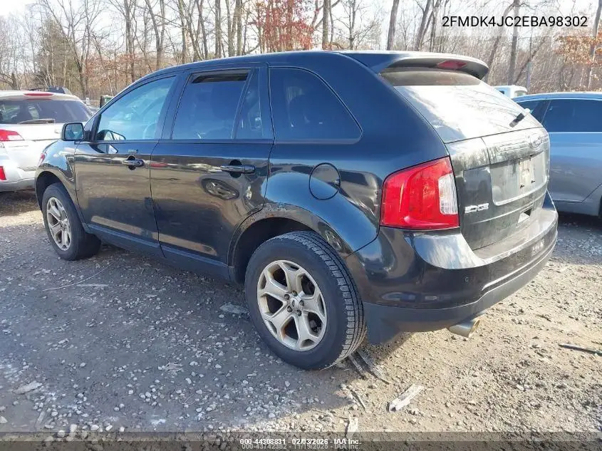 2FMDK4JC2EBA98302 2014 Ford Edge Sel