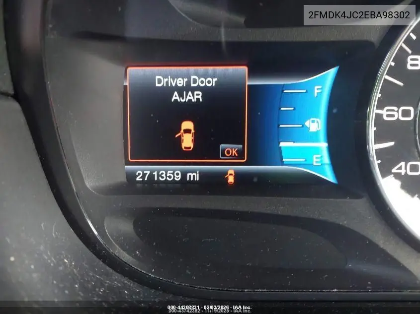2FMDK4JC2EBA98302 2014 Ford Edge Sel